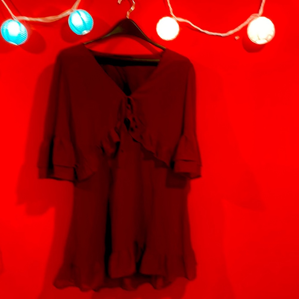 Lulus dress maroon